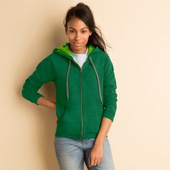 Blank Zipper Women's HeavyBlend™ vintage full zip hoodie Blank Gildan 279 GSM Hoodie